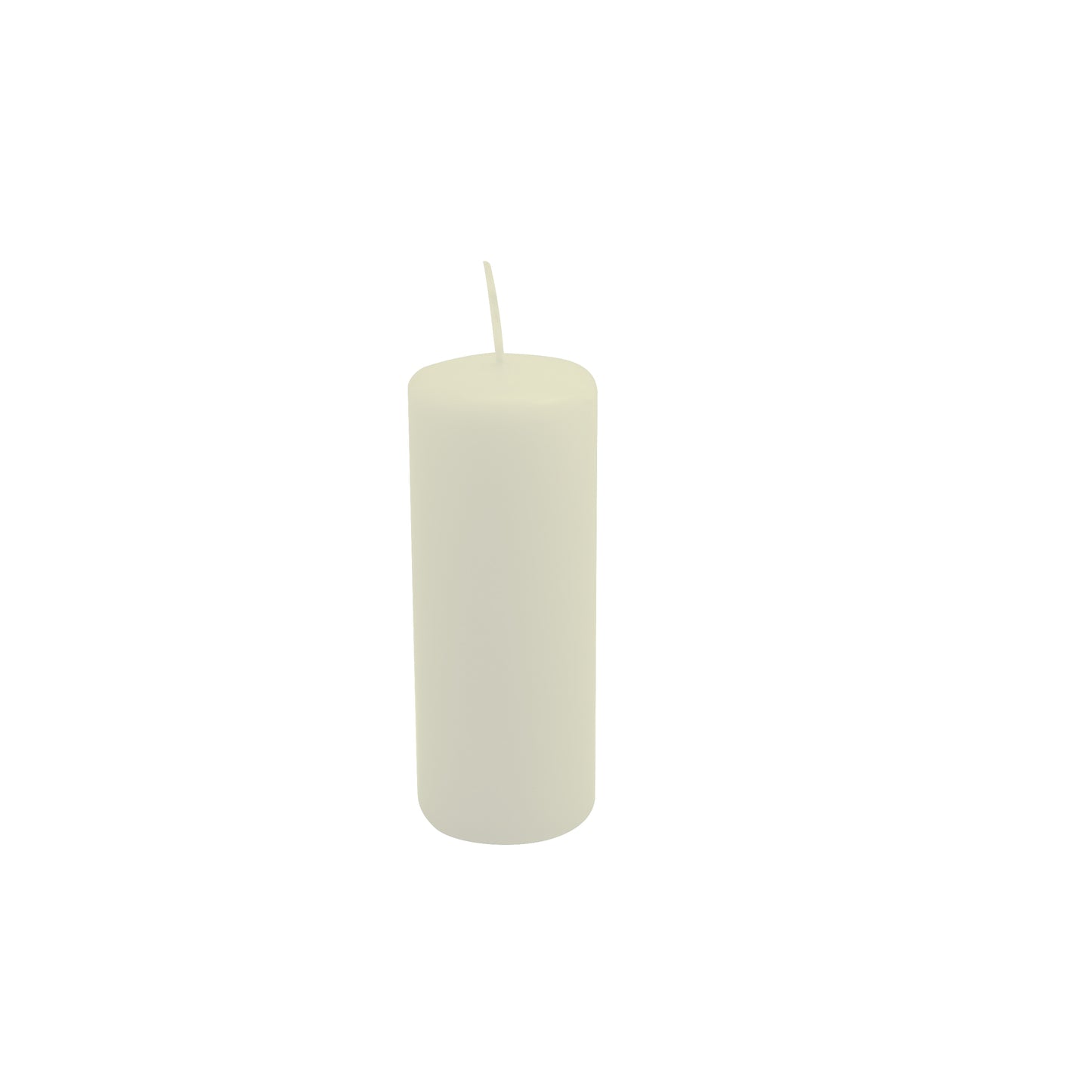CANDELOTTO MOCCOLO AVORIO/ROSSO 50X130 MM