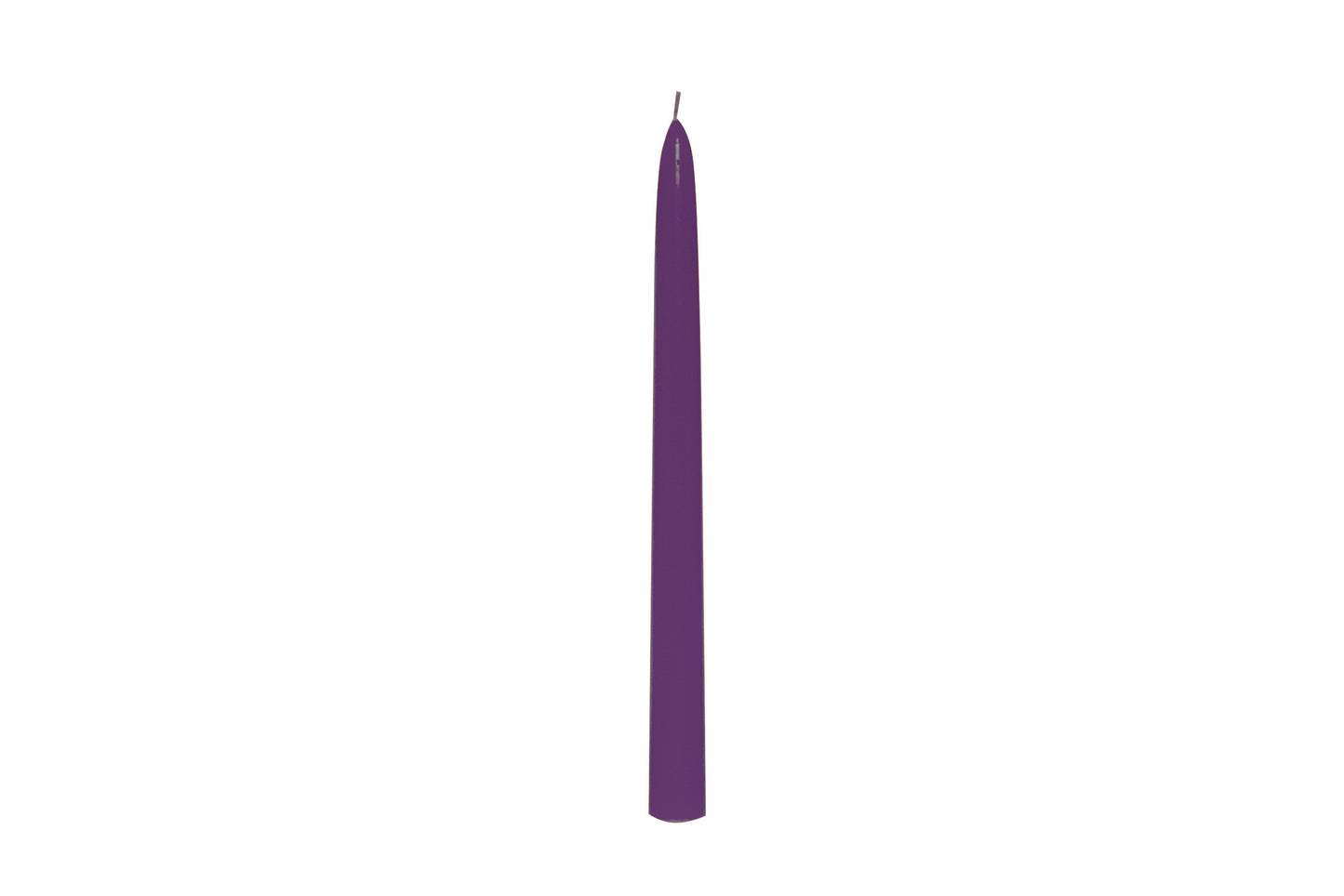 SET 12 CANDELE CONICHE COLORATE H 250 MM