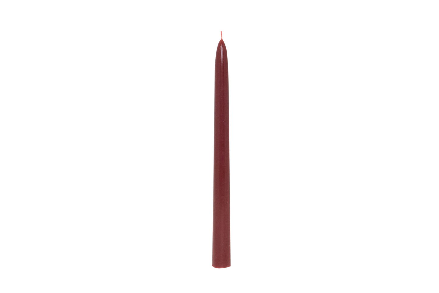 SET 12 CANDELE CONICHE COLORATE H 250 MM