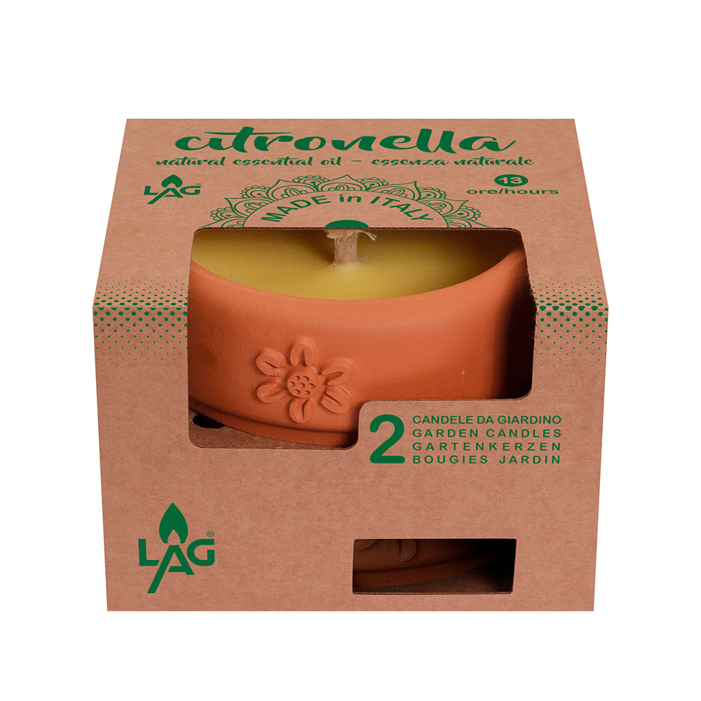 SET 2 FIAMMA COCCIO FIORE 150 CITRONELLA