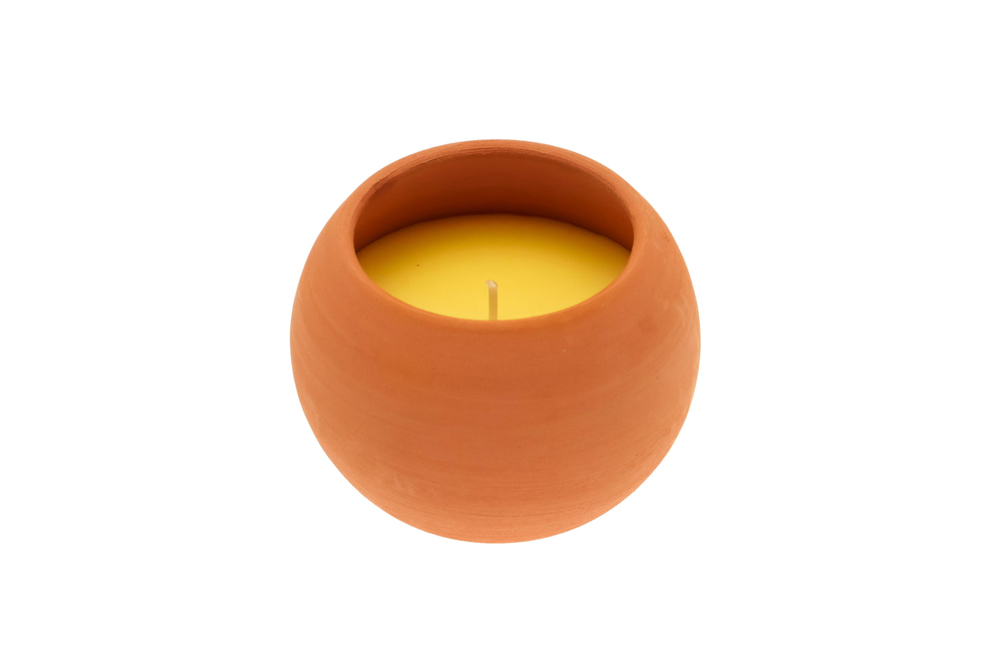 CANDELA DA INTERNO IN COCCIO SEMISFERA - SIENA
