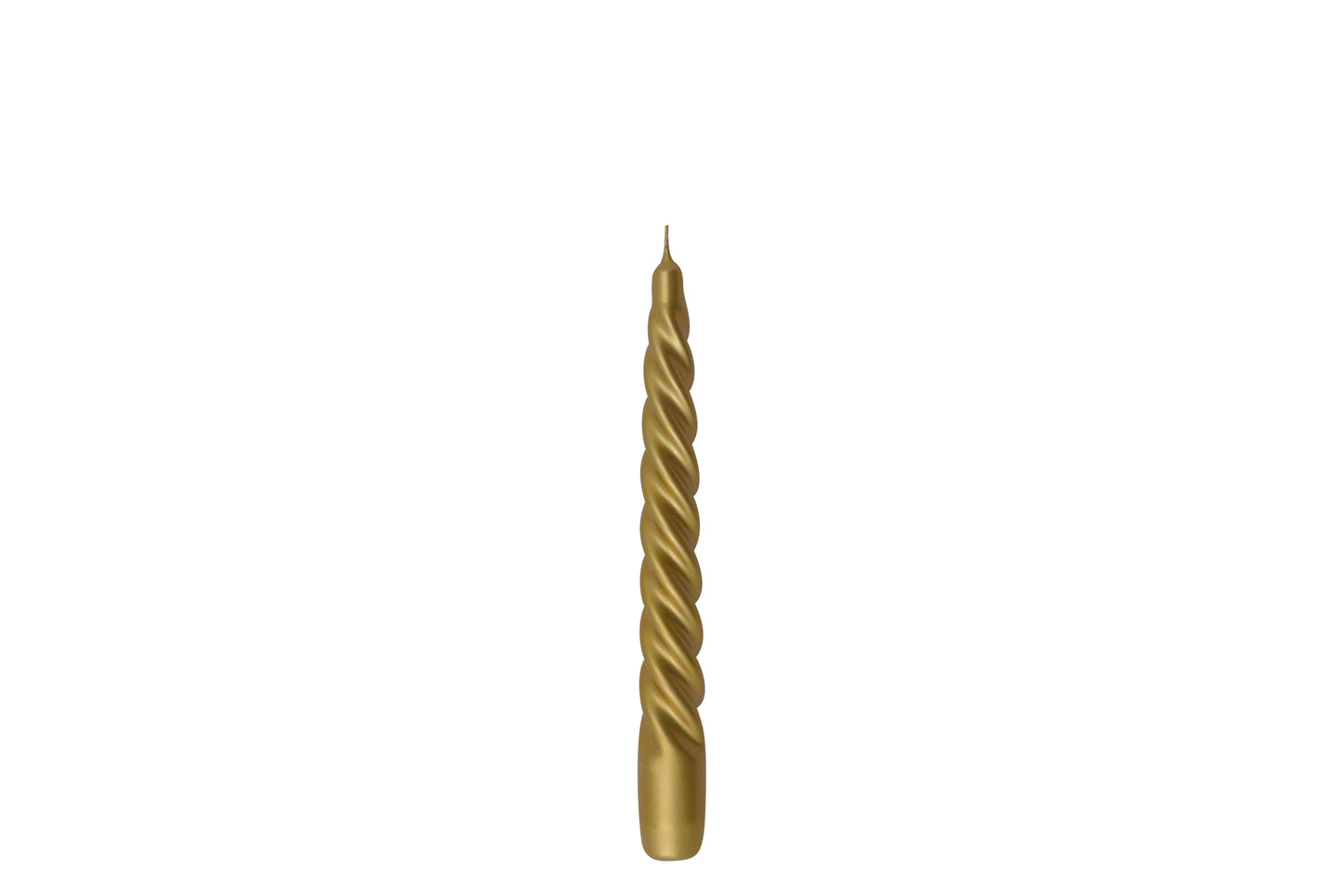 CANDELA TORTIGLIONE METALLO CERALACCA H. 200 MM