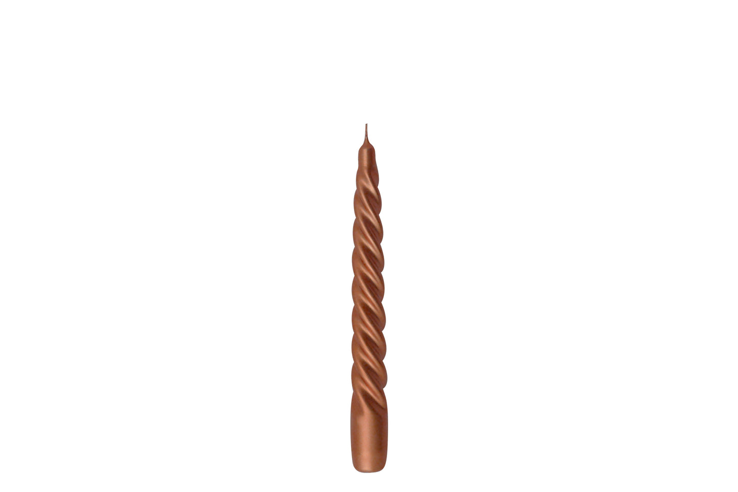 CANDELA TORTIGLIONE METALLO CERALACCA H. 200 MM