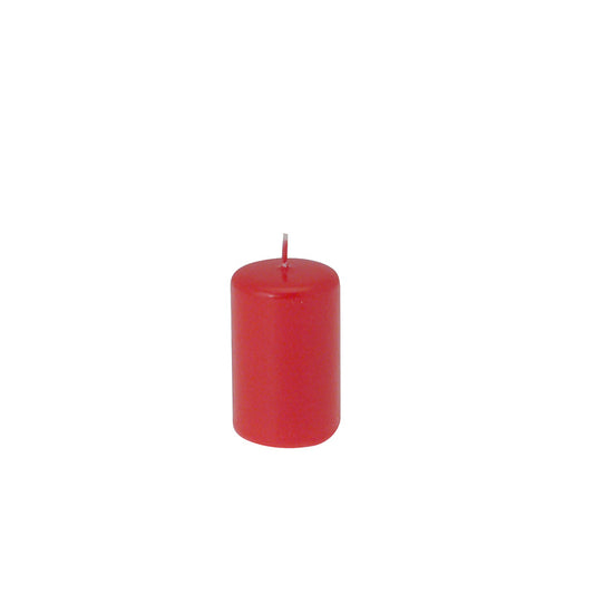 CANDELOTTO MOCCOLO AVORIO/ROSSO 50X80 MM