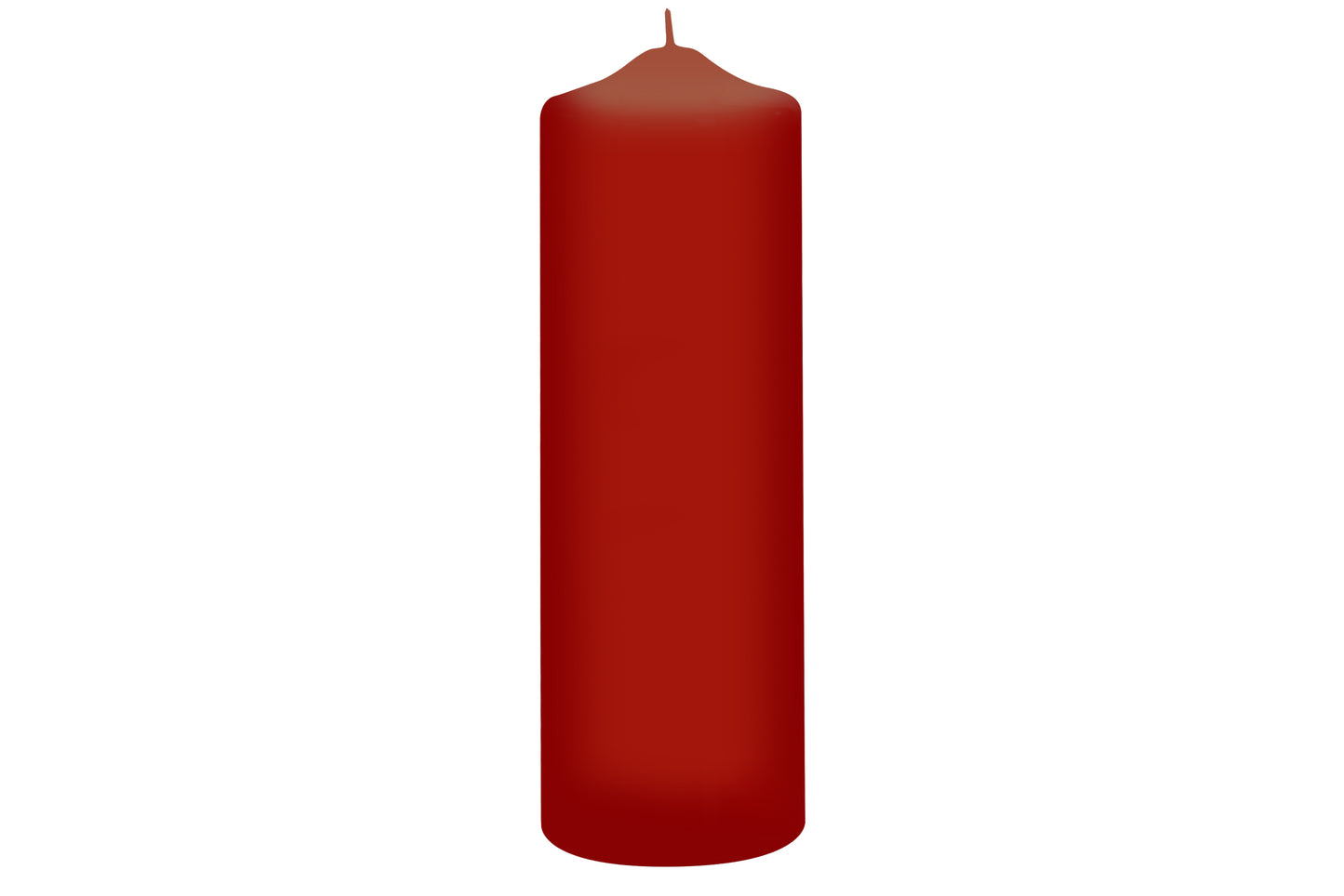 CANDELOTTO MOCCOLO AVORIO/ROSSO 80X240 MM
