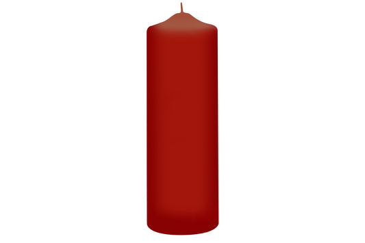 CANDELOTTO MOCCOLO AVORIO/ROSSO 80X240 MM