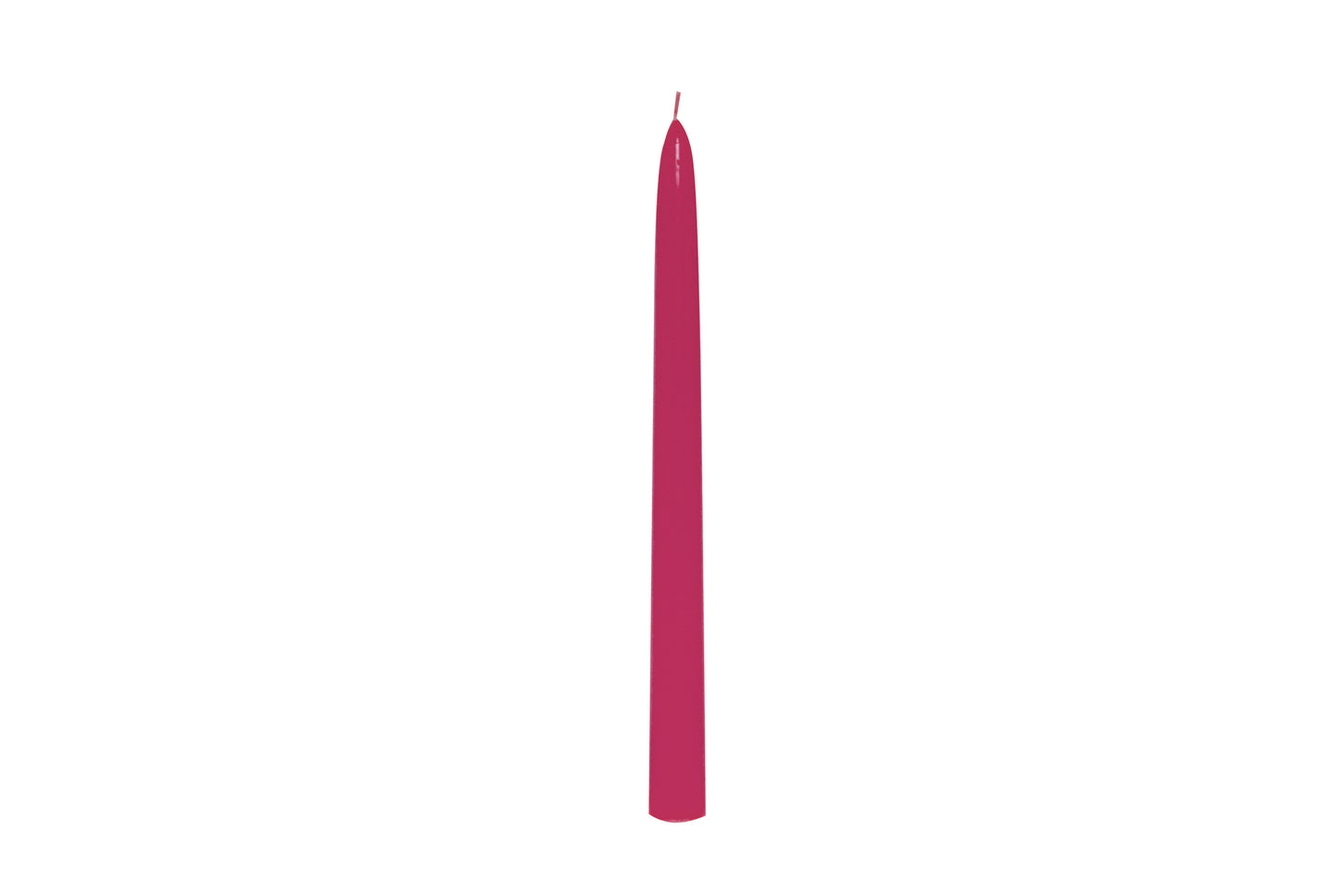 SET 12 CANDELE CONICHE COLORATE H 250 MM