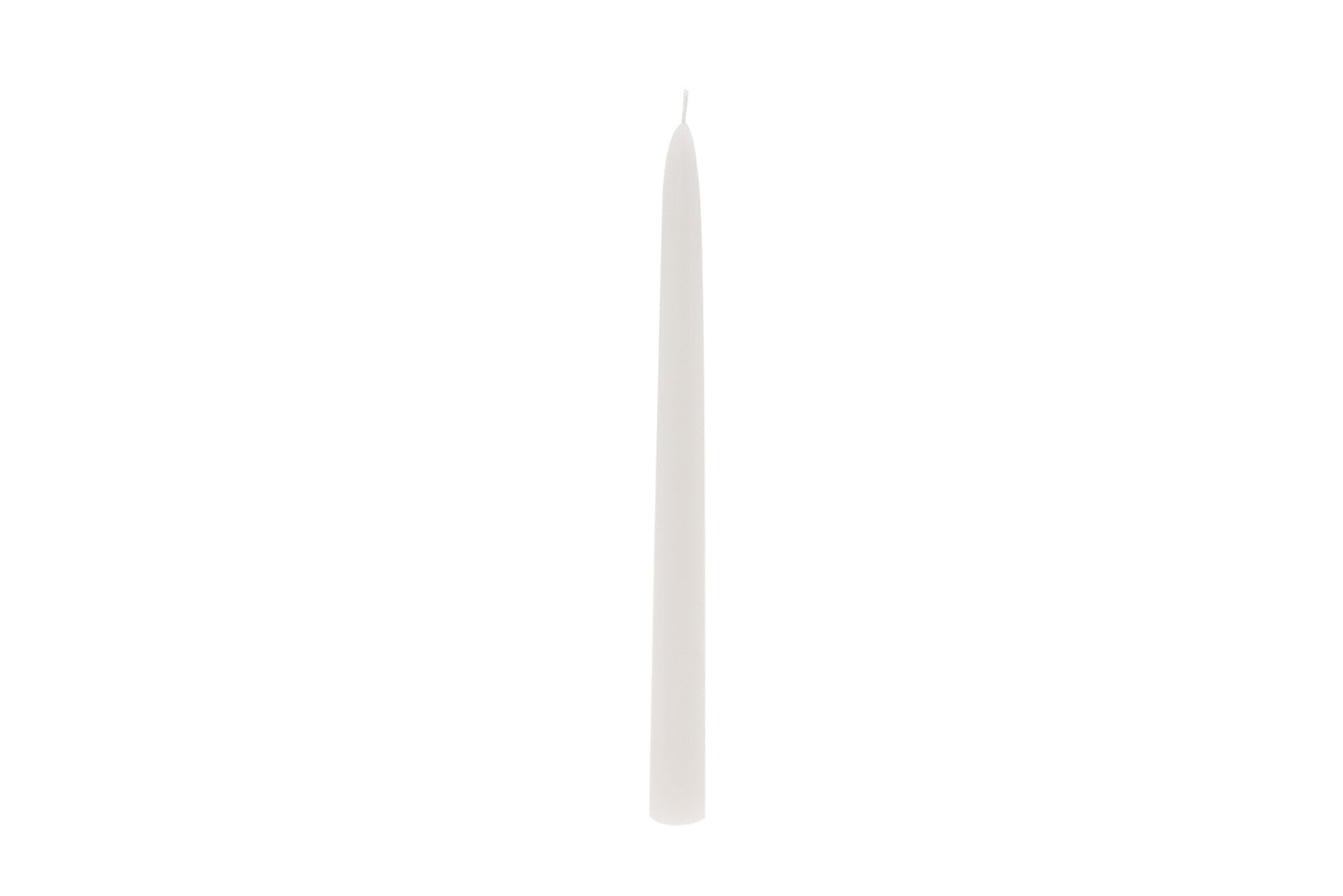 SET 12 CANDELE CONICHE COLORATE H 250 MM