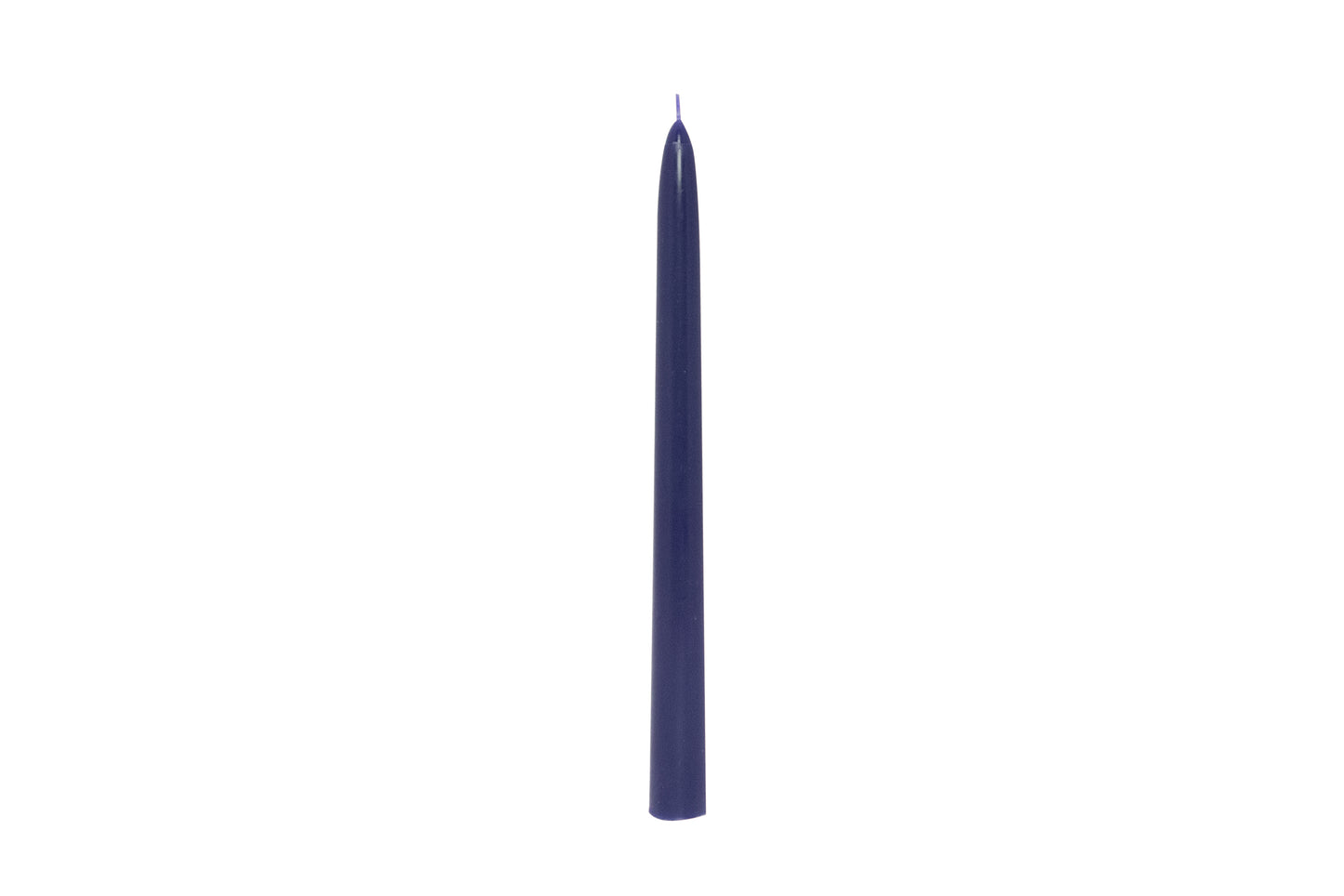 SET 12 CANDELE CONICHE COLORATE H 250 MM