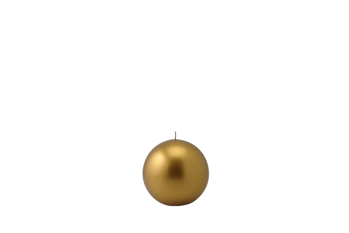 CANDELA SFERA ORO/ARGENTO DIAM. 50 MM