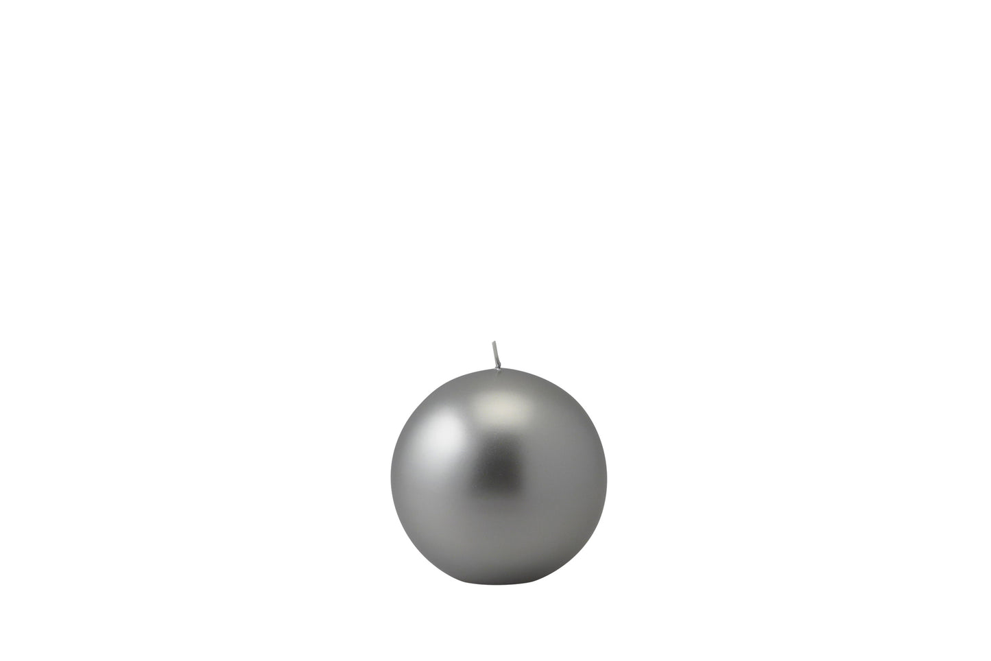 CANDELA SFERA ORO/ARGENTO DIAM. 60 MM