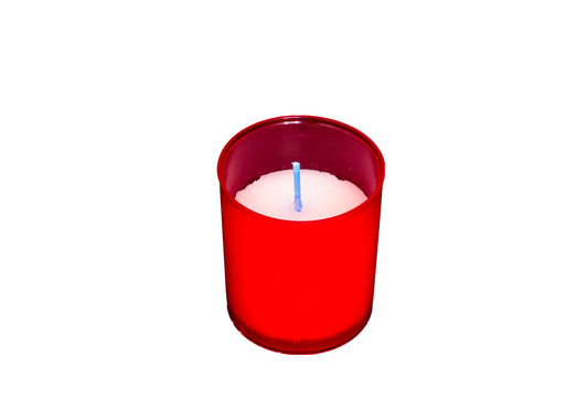 CONFEZIONE 4 LUMINI STELLA ROSSO