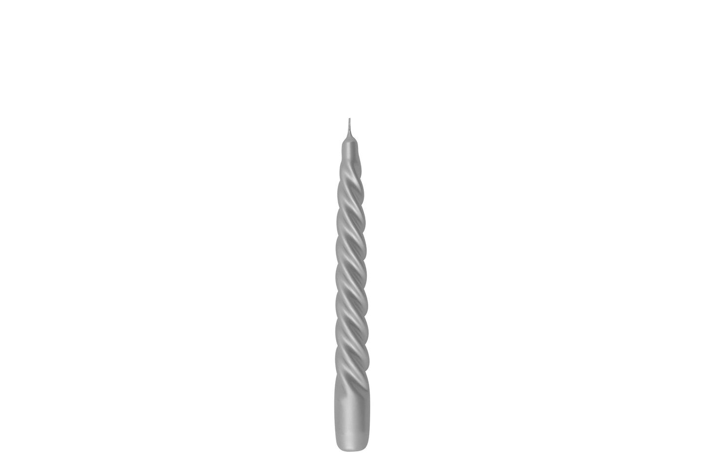 CANDELA TORTIGLIONE METALLO CERALACCA H. 200 MM