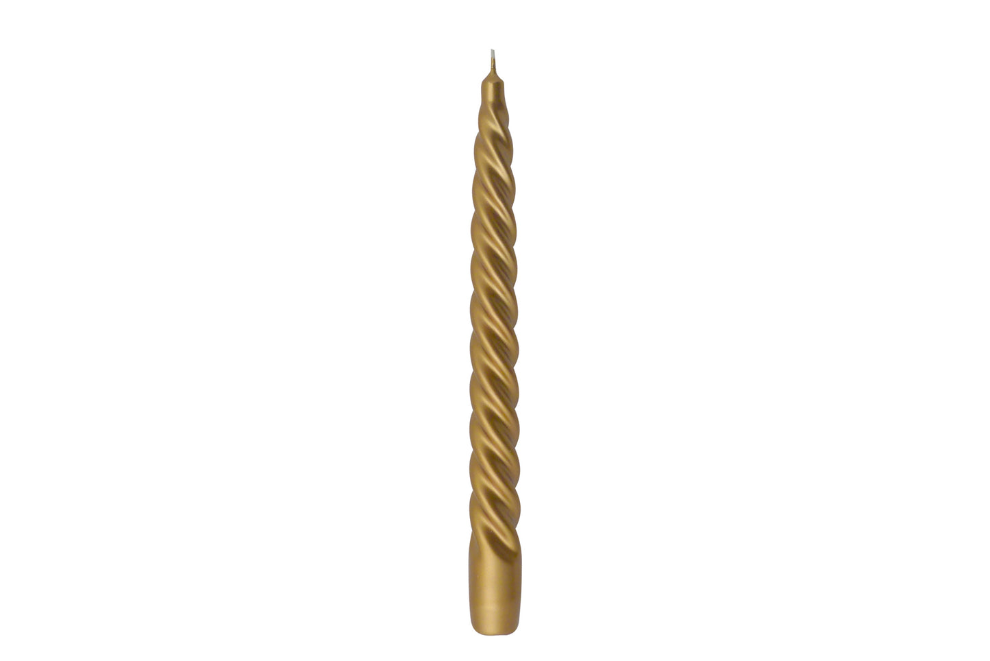 CANDELA TORTIGLIONE METALLO CERALACCA H. 250 MM